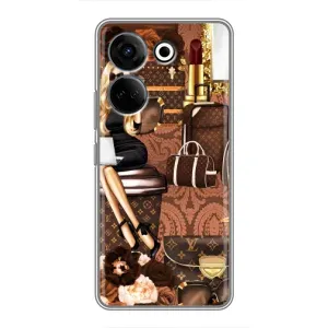 Чохол Стиль Louis Vuitton на Tecno Camon 20 Pro (Мода Луі Віттон)