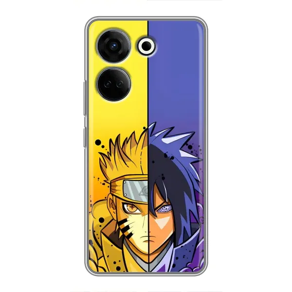 Чехол с рисунком «Naruto Vs Sasuke» для TECNO Camon 20 Pro Чехол с рисунком «Naruto Vs Sasuke» для TECNO Camon 20 Pro
