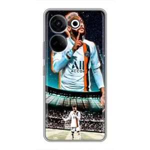 Силиконовый Чехол Tecno Camon 20 Pro (Неймар ПСЖ)