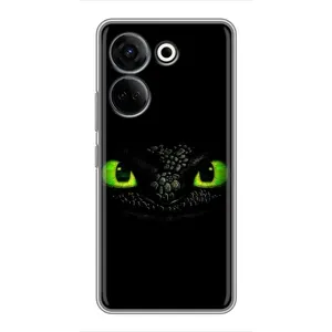 Чехол дракон Беззубик для Tecno Camon 20 Pro (Глаза Беззубика)