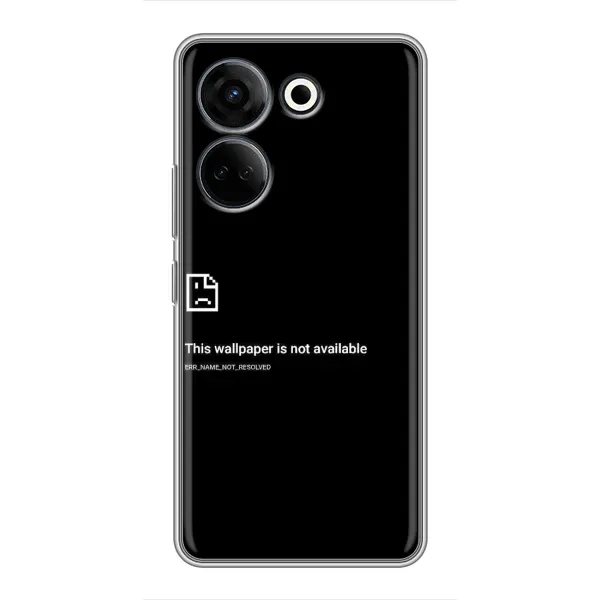 Чехол с рисунком «Ошибка» для TECNO Camon 20 Pro Чехол с рисунком «Ошибка» для TECNO Camon 20 Pro