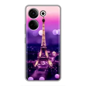 Чехол с Эйфелевой башней на Tecno Camon 20 Pro (Париж башня)