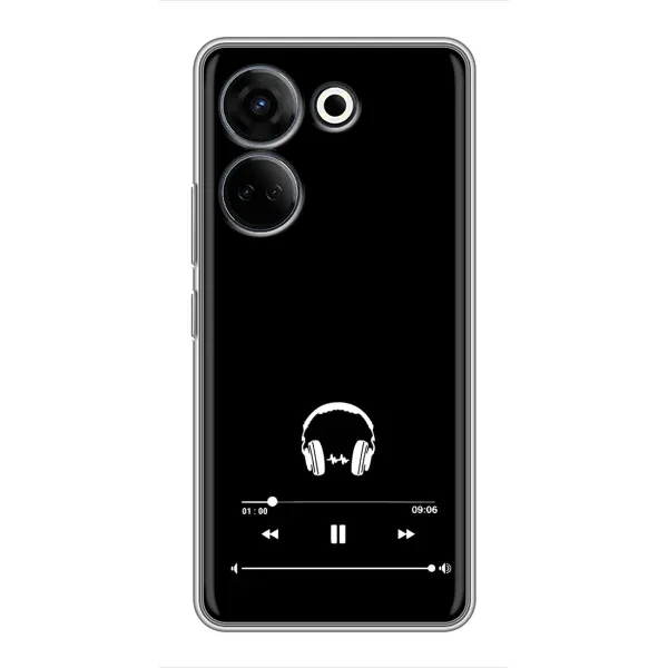 Чехол с рисунком «Плеер» для TECNO Camon 20 Pro Чехол с рисунком «Плеер» для TECNO Camon 20 Pro