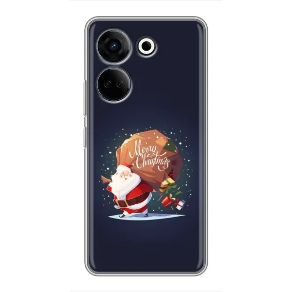 Чехол с рисунком «Подарки от Санты» для TECNO Camon 20 Pro Чехол с рисунком «Подарки от Санты» для TECNO Camon 20 Pro