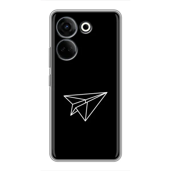 Чехол с рисунком «Самолетик» для TECNO Camon 20 Pro Чехол с рисунком «Самолетик» для TECNO Camon 20 Pro