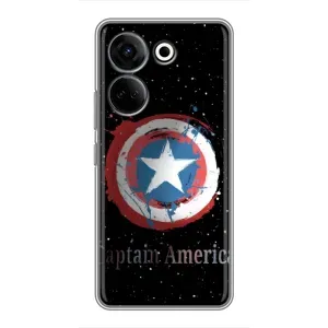 Чохол с Щітом Капітана Америки на Tecno Camon 20 Pro (Щит Капітана)