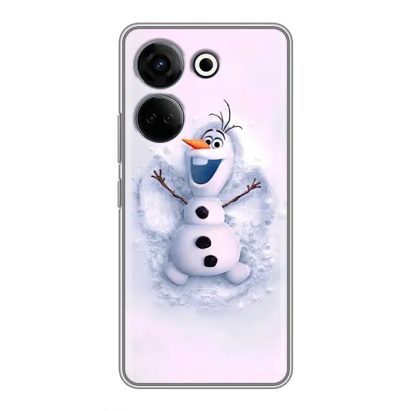 Чехол с рисунком «Снеговик Олов» для TECNO Camon 20 Pro Чехол с рисунком «Снеговик Олов» для TECNO Camon 20 Pro