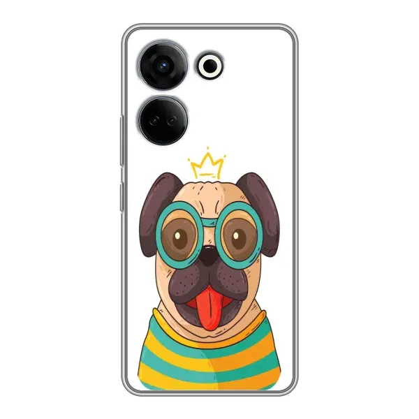 Чехол с рисунком «Собака Король» для TECNO Camon 20 Pro Чехол с рисунком «Собака Король» для TECNO Camon 20 Pro