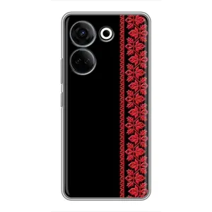 Силіконовый Чохол на Tecno Camon 20 Pro з картинкой Вишиванки