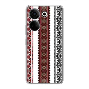 Силіконовый Чохол на Tecno Camon 20 Pro з картинкой Вишиванки (Вишиваночки)