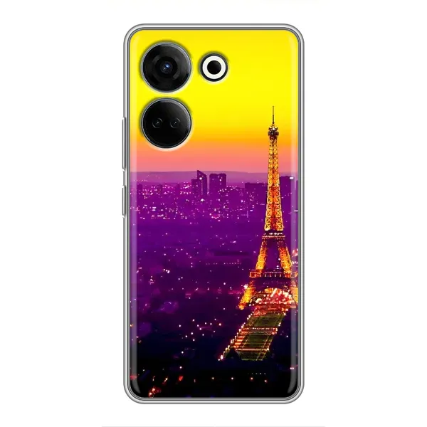 Чехол с рисунком «Яркая башня» для TECNO Camon 20 Pro Чехол с рисунком «Яркая башня» для TECNO Camon 20 Pro
