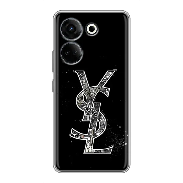 Чехол с рисунком «YSL» для TECNO Camon 20 Pro Чехол с рисунком «YSL» для TECNO Camon 20 Pro