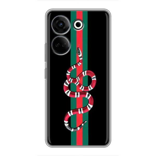 Чохол з малюнком «Змій Гуччі» для TECNO Camon 20 Pro Чохол з малюнком «Змій Гуччі» для TECNO Camon 20 Pro