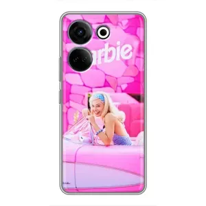 Силиконовый Чехол Барби Фильм на Tecno Camon 20 Pro (Зставка)
