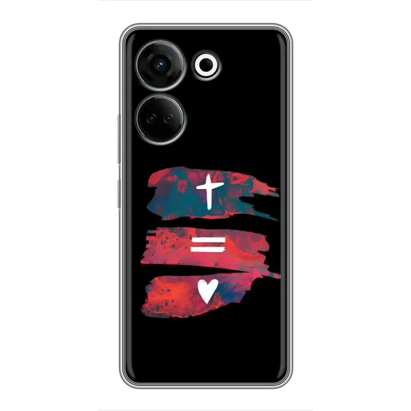 Чехол с рисунком «Атрибутика» для TECNO Camon 20 Чехол с рисунком «Атрибутика» для TECNO Camon 20