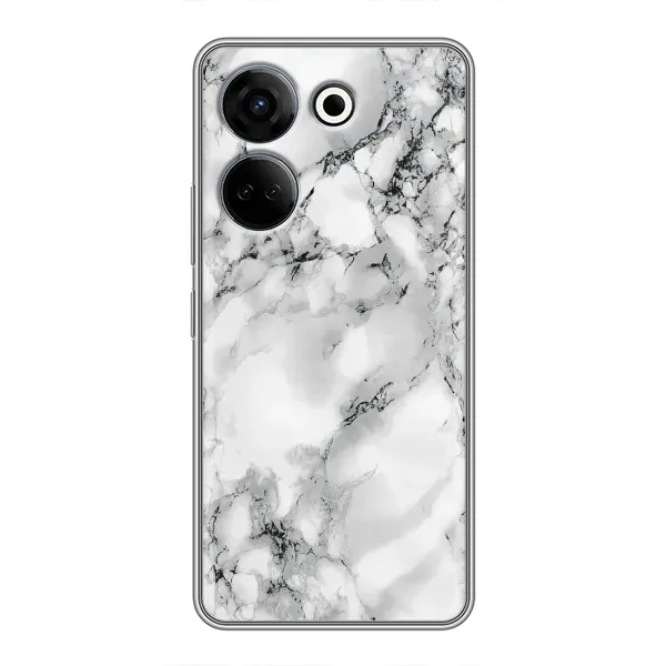 Чехол с рисунком «Белый мрамор» для TECNO Camon 20 Чехол с рисунком «Белый мрамор» для TECNO Camon 20