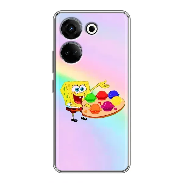 Чехол с рисунком «Бургеры» для TECNO Camon 20 Чехол с рисунком «Бургеры» для TECNO Camon 20