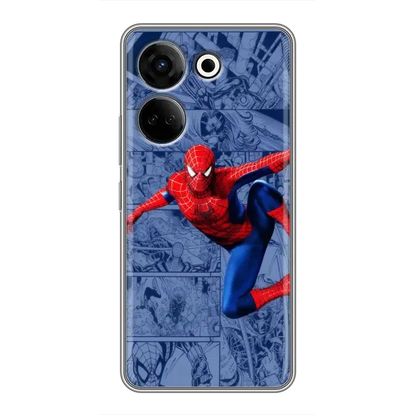 Чехол с рисунком «Человек Паук» для TECNO Camon 20