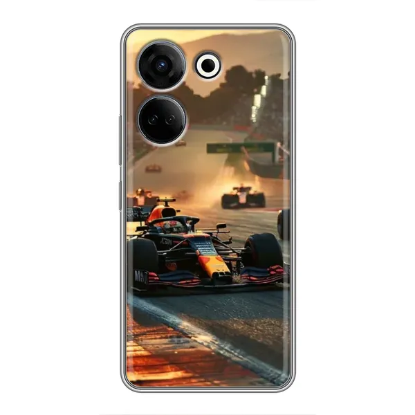 Чехол с рисунком «Чемпионат ф1» для TECNO Camon 20 Чехол с рисунком «Чемпионат ф1» для TECNO Camon 20