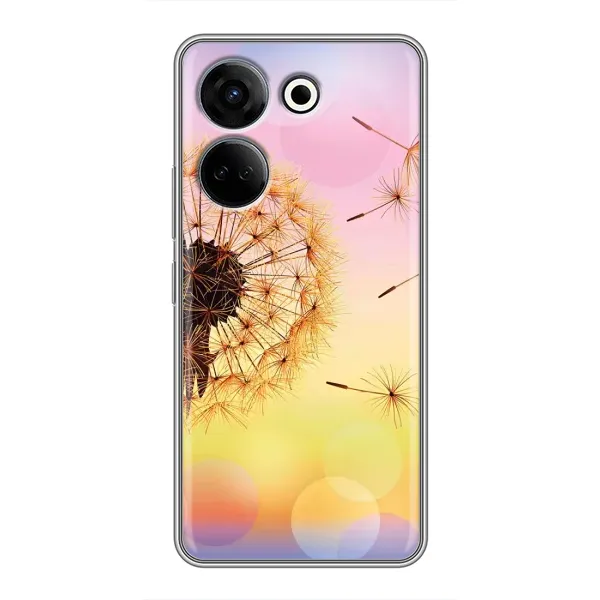 Чехол с рисунком «Цветок-одуванчик» для TECNO Camon 20 Чехол с рисунком «Цветок-одуванчик» для TECNO Camon 20