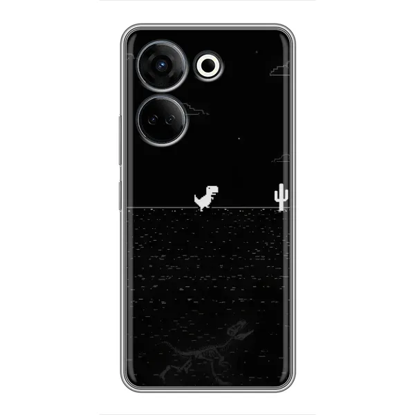 Чехол с рисунком «Динозаврик» для TECNO Camon 20