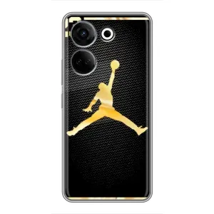 Силиконовый Чехол Nike Air Jordan на Техно Камон 20 (Джордан 23)