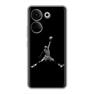 Силиконовый Чехол Nike Air Jordan на Техно Камон 20 (Джордан)