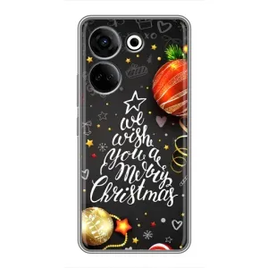 Чехол Новогодняя Елка на Tecno Camon 20