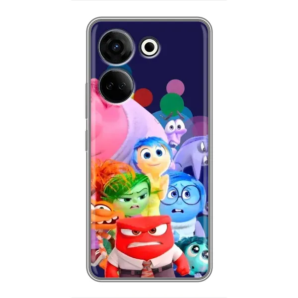 Чехол с рисунком «Герои головоломки» для TECNO Camon 20 Чехол с рисунком «Герои головоломки» для TECNO Camon 20