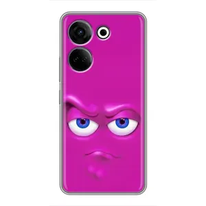 Силиконовые Чехлы (смешные стикеры) для Tecno Camon 20 (Хитрая мордочка)