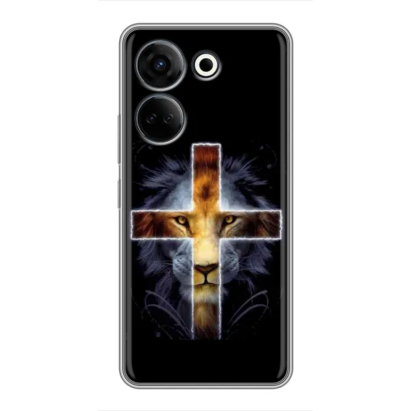 Чехол с рисунком «Иисус Лев» для TECNO Camon 20 Чехол с рисунком «Иисус Лев» для TECNO Camon 20