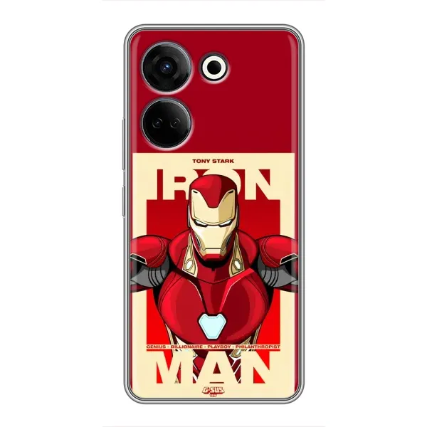 Чехол с рисунком «Iron man» для TECNO Camon 20 Чехол с рисунком «Iron man» для TECNO Camon 20