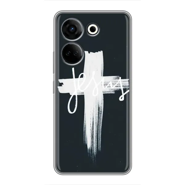 Чехол с рисунком «Jesus» для TECNO Camon 20 Чехол с рисунком «Jesus» для TECNO Camon 20