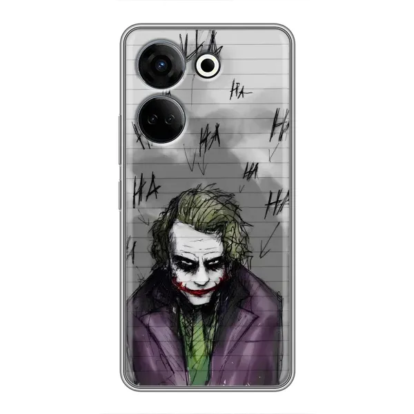 Чехол с рисунком «Joker клоун» для TECNO Camon 20 Чехол с рисунком «Joker клоун» для TECNO Camon 20