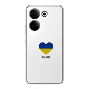 Чехлы силиконовые (Город Харьков) на Техно Камон 20 (Kharkiv)