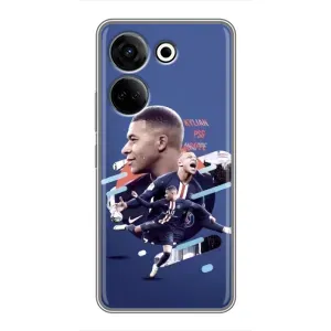 Чехол (TPU) с Футболистом на Tecno Camon 20 (Килиан)