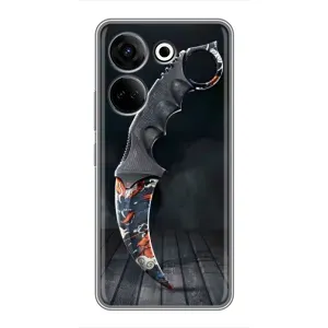 Чехол КИБЕРСПОРТ для Tecno Camon 20 (Кинжал КС ГО)