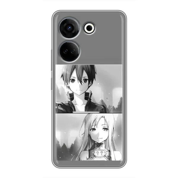 Чехол с рисунком «Кирито-Асуна» для TECNO Camon 20 Чехол с рисунком «Кирито-Асуна» для TECNO Camon 20