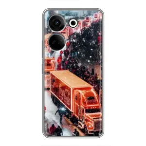 Чехлы на Новый Год Tecno Camon 20 (Кока Кола)