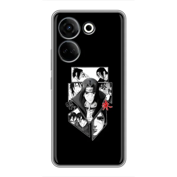 Чехол с рисунком «Коллаж Итачи» для TECNO Camon 20 Чехол с рисунком «Коллаж Итачи» для TECNO Camon 20