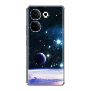 Чехол (ТПУ) с планетами на Tecno Camon 20 (Космический вид)