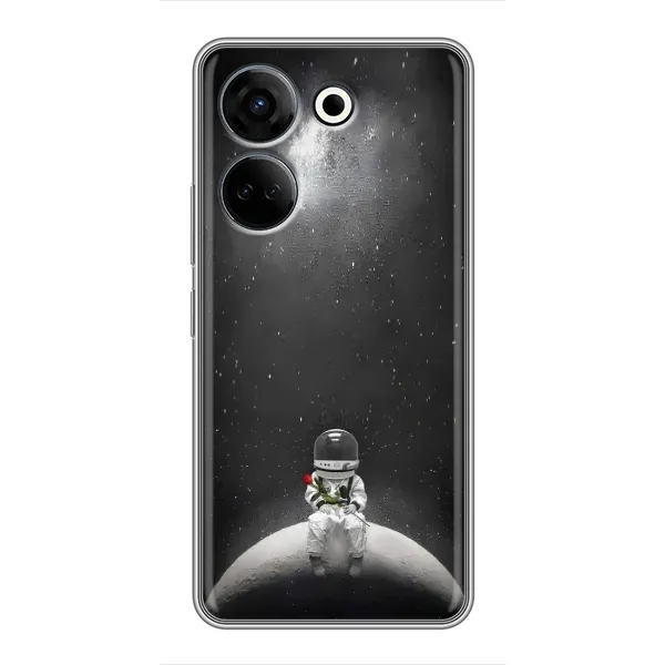 Чехол с рисунком «Космонавт романтик» для TECNO Camon 20 Чехол с рисунком «Космонавт романтик» для TECNO Camon 20