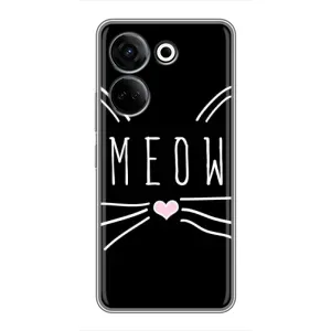 Бампер с изображением Котиков для Техно Камон 20 (КОТИК MEOW)