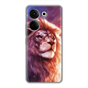 Чехол с картинкой на Tecno Camon 20 (Красочный ЛЕВ)