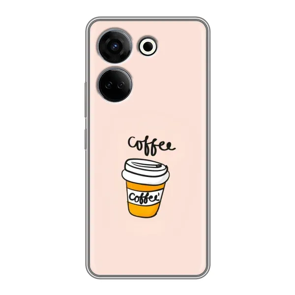 Чехол с рисунком «Кружка кофе» для TECNO Camon 20 Чехол с рисунком «Кружка кофе» для TECNO Camon 20