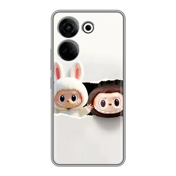 Чехол с рисунком «Фигурки Labubu» для TECNO Camon 20 Чехол с рисунком «Фигурки Labubu» для TECNO Camon 20