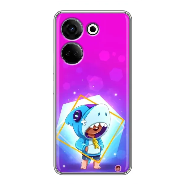 Чехол с рисунком «Леон в костюме Акулы» для TECNO Camon 20