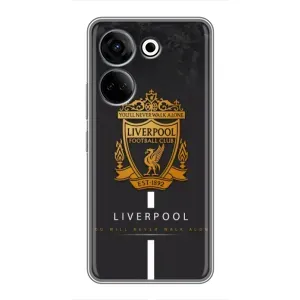 Силиконовые Чехлы принт Футбол на Tecno Camon 20 (Liverpool)