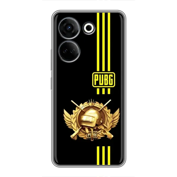 Чехол с рисунком «Лого PUPG» для TECNO Camon 20 Чехол с рисунком «Лого PUPG» для TECNO Camon 20