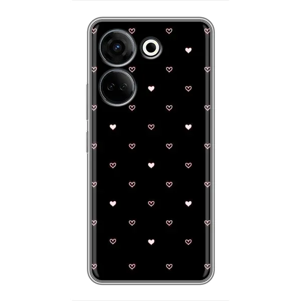 Чехол с рисунком «Маленькие сердечки» для TECNO Camon 20